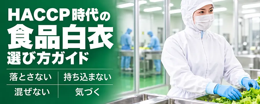 HACCP時代の食品白衣 選び方ガイド